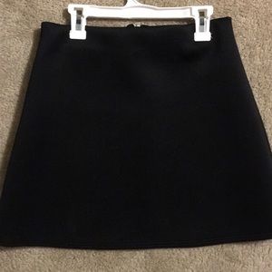 Plain black skirt